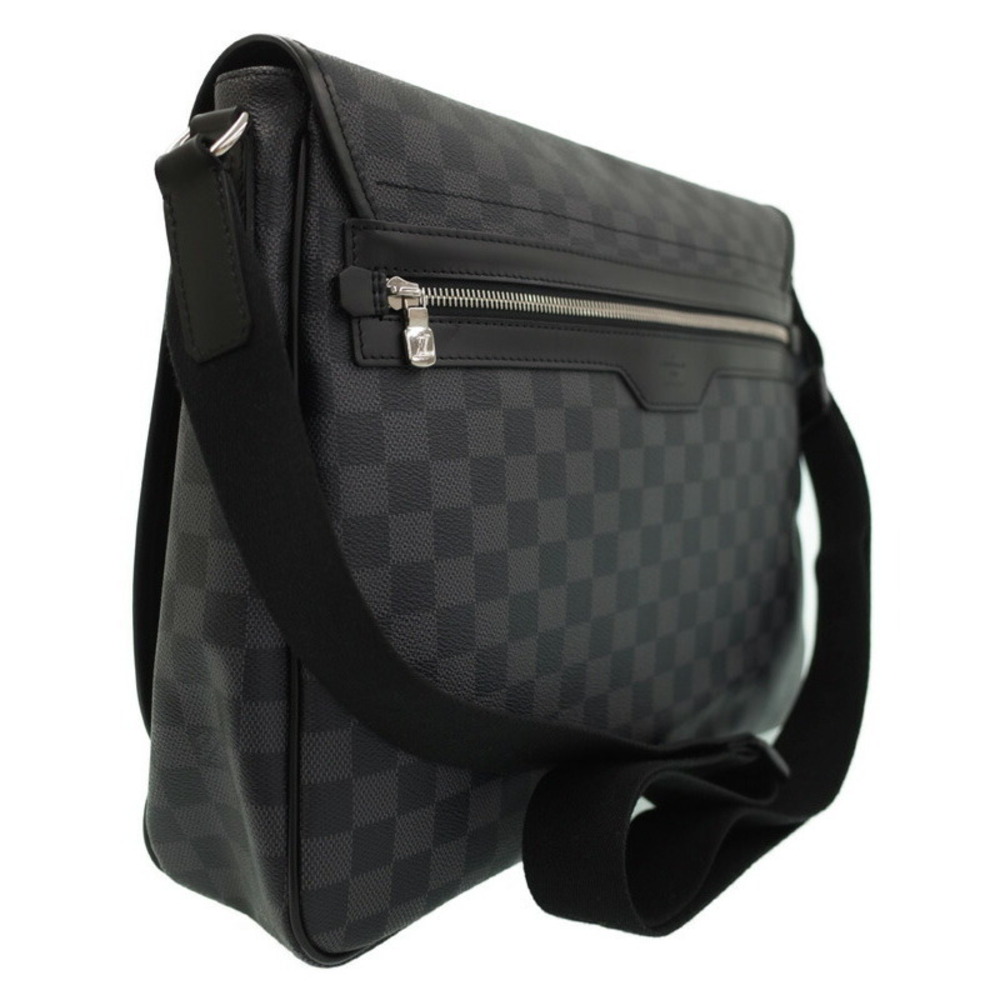 Louis Vuitton Bag Damier Renzo Black Shoulder Graphite